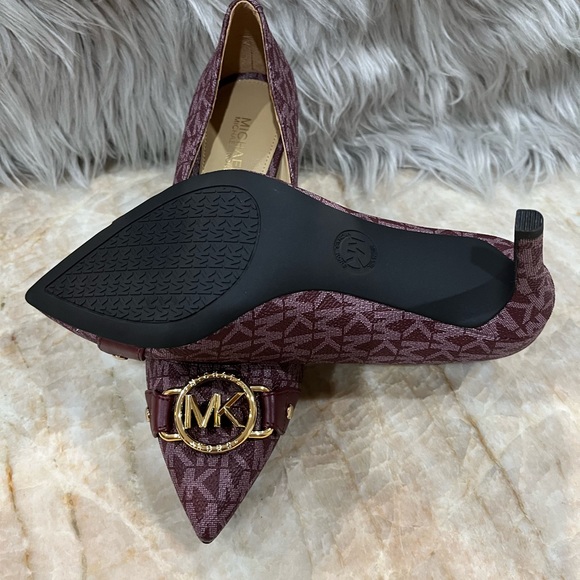 Michael Michael Kors Women’s Rory Flex Pumps. Burgundy. New - Picture 10 of 10